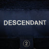 DESCENDANT ディセンダント 24AW DIRT CREW NECKクルーネック トレーナー スウェット ネイビー系 2【中古】
