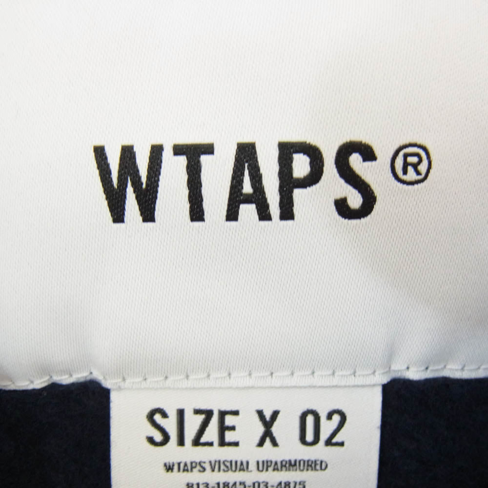 WTAPS ダブルタップス 24AW 242ATDT-CSM18 ACADEMY SWEATER アカデミー クルーネック トレーナー スウェット ネイビー系 X02【中古】