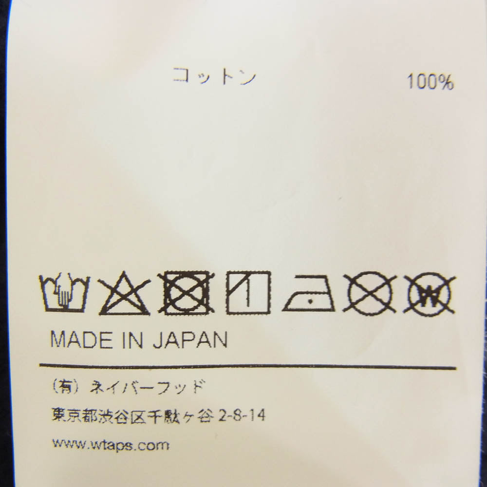 WTAPS ダブルタップス 24AW 242ATDT-CSM18 ACADEMY SWEATER アカデミー クルーネック トレーナー スウェット ネイビー系 X02【中古】