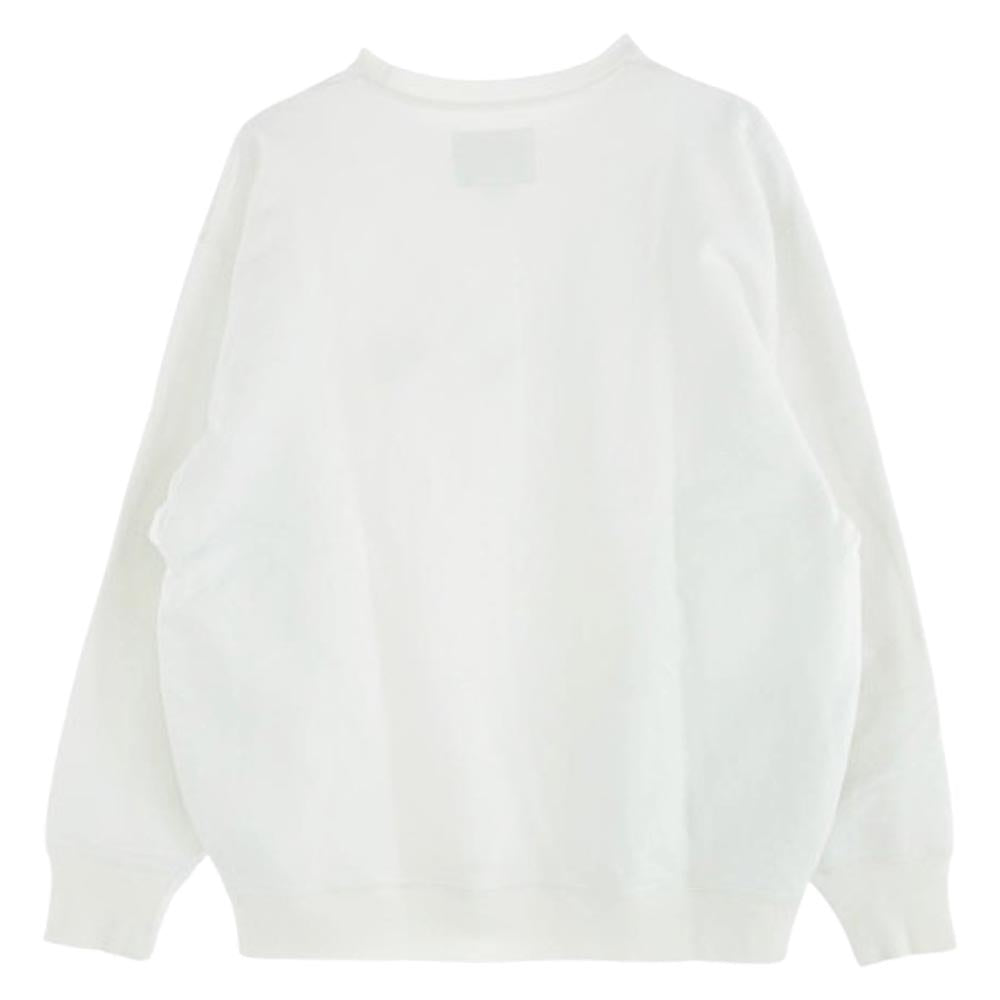 WTAPS ダブルタップス 23AW 232ATDT-CSM21 SWEATER COTTON.PROTECT コットン プロテクト スウェット トレーナー ホワイト ホワイト系 03【中古】