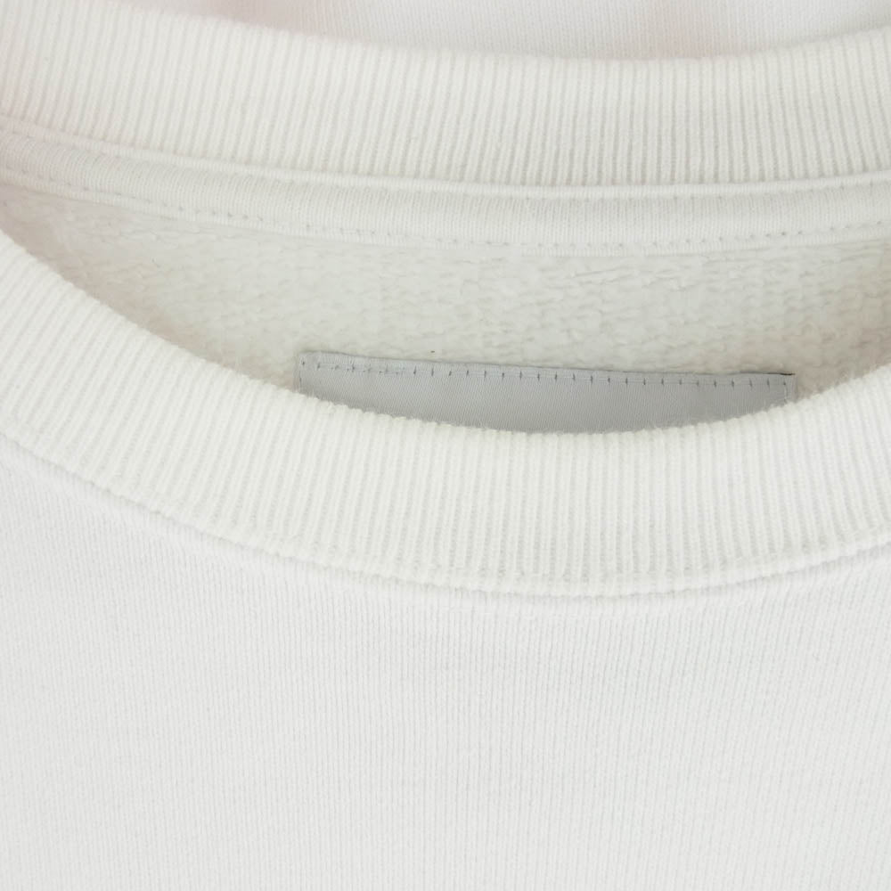 WTAPS ダブルタップス 23AW 232ATDT-CSM21 SWEATER COTTON.PROTECT コットン プロテクト スウェット トレーナー ホワイト ホワイト系 03【中古】