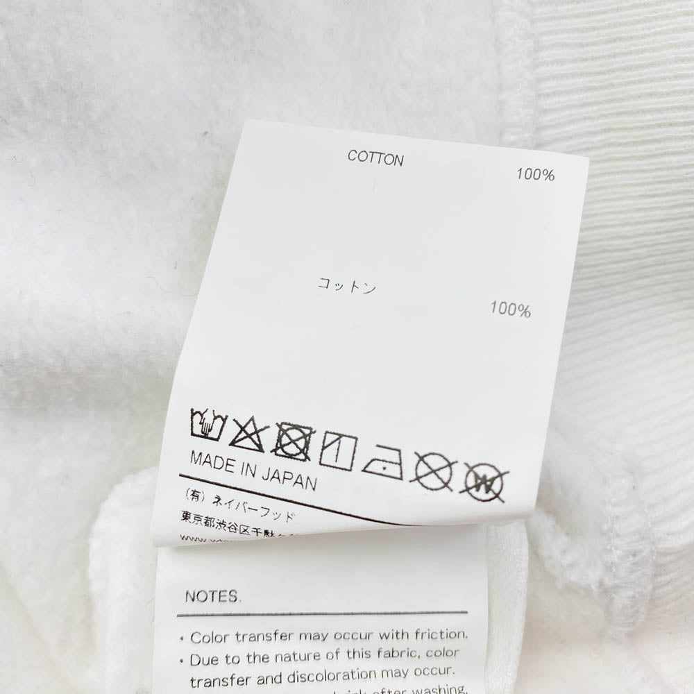 WTAPS ダブルタップス 24AW 242ATDT-CSM22 SIGN 02 SWEATER COTTON サイン スウェット コットン クルーネック トレーナー スウェット ホワイト ホワイト系 02【中古】