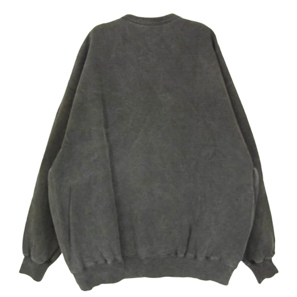 COOTIE クーティー Pigment Dyed Sweat Crew ピグメント ダイ クルーネック スウェット ブラック系 L【中古】