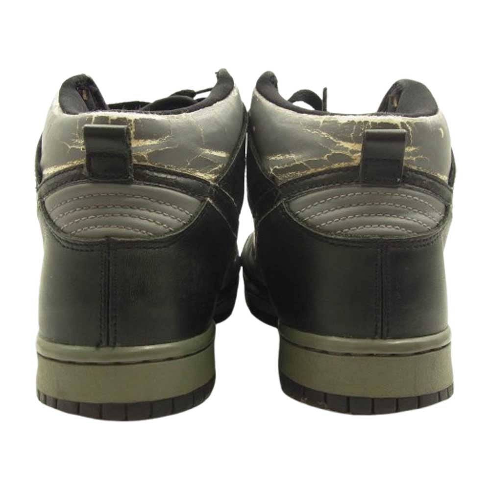 NIKE ナイキ 630335-002 DUNK HIGH BLACK COOL GREY ダンクハイ ハイカットスニーカー ブラック系 グレー系 25.5cm【中古】