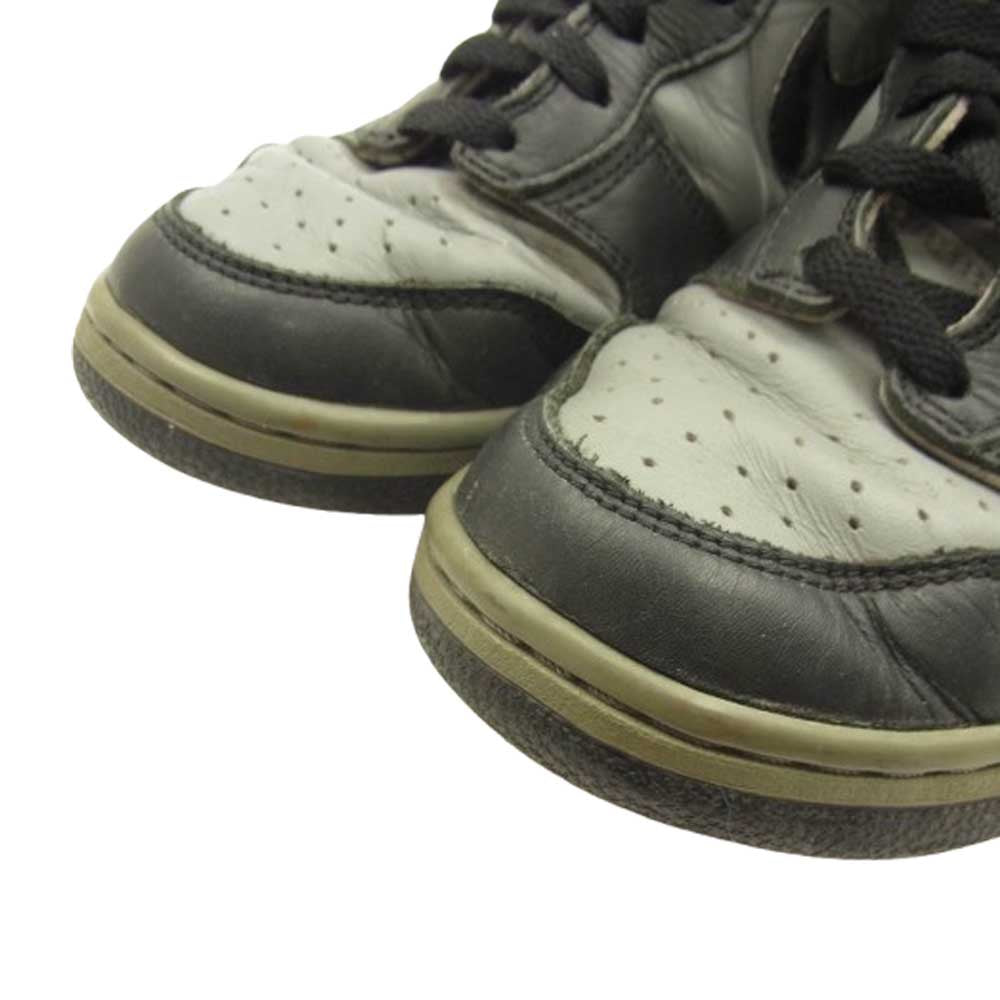 NIKE ナイキ 630335-002 DUNK HIGH BLACK COOL GREY ダンクハイ ハイカットスニーカー ブラック系 グレー系 25.5cm【中古】