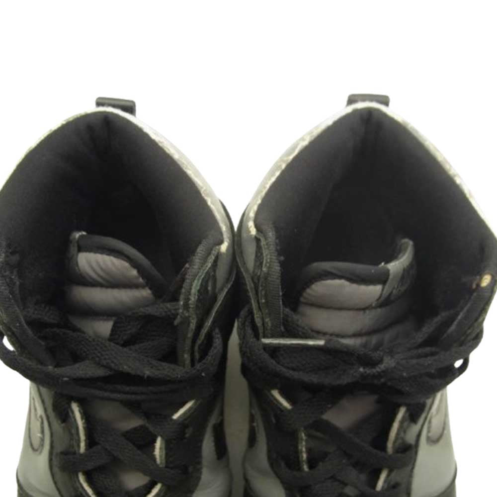 NIKE ナイキ 630335-002 DUNK HIGH BLACK COOL GREY ダンクハイ ハイカットスニーカー ブラック系 グレー系 25.5cm【中古】