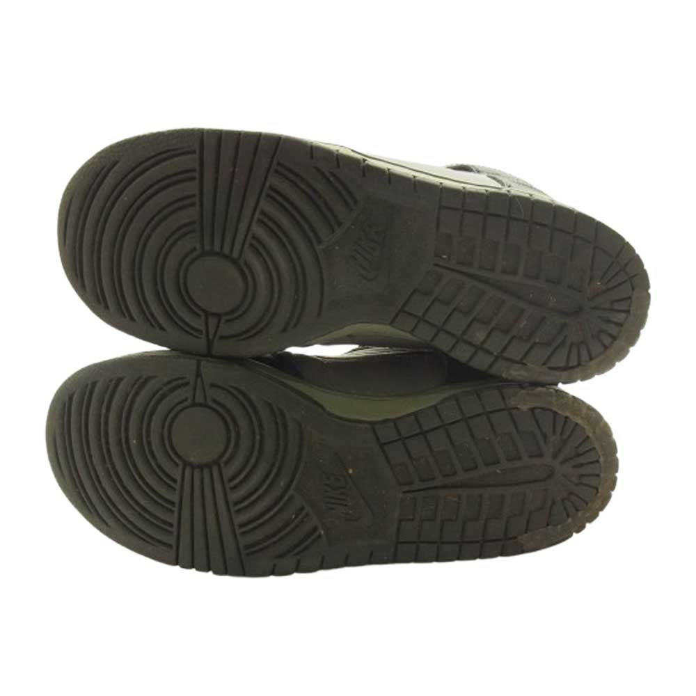 NIKE ナイキ 630335-002 DUNK HIGH BLACK COOL GREY ダンクハイ ハイカットスニーカー ブラック系 グレー系 25.5cm【中古】