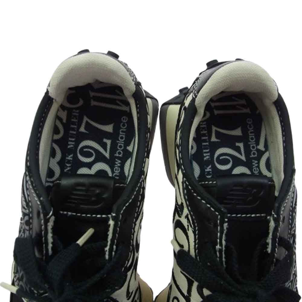 NEW BALANCE ニューバランス × FRANC MULLER フランク ミュラー MS327FMD ローカット スニーカー ブラック系 24cm【極上美品】【中古】