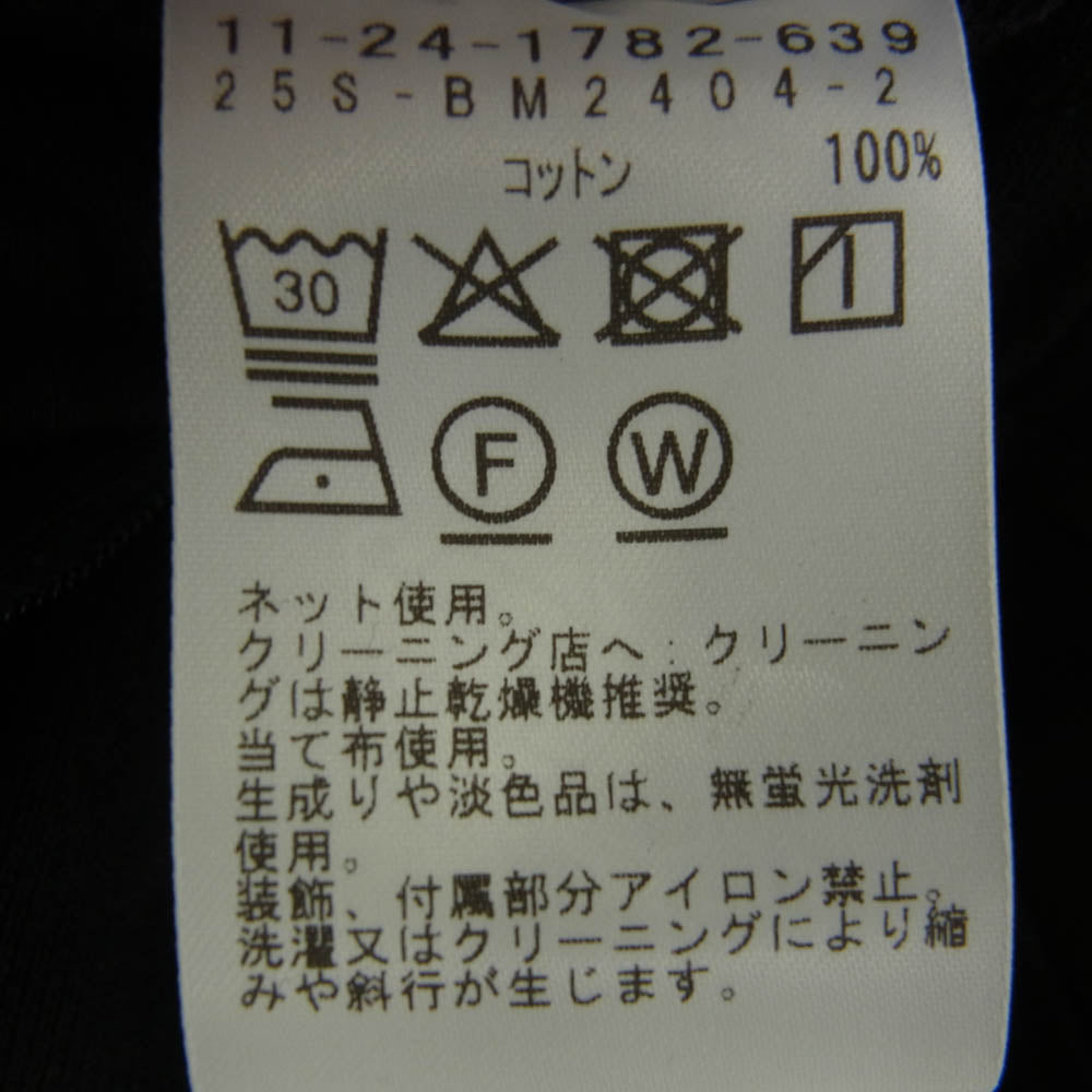 BEAMS ビームス 25SS 11-24-1782-639 Balloon sweat pants バルーン スウェット パンツ ブラック ブラック系 M【中古】