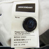 DESCENDANT ディセンダント DC-3 WIDE TWILL TROUSERS ワイド ツイル トラウザーズ パンツ ネイビー系 3【中古】