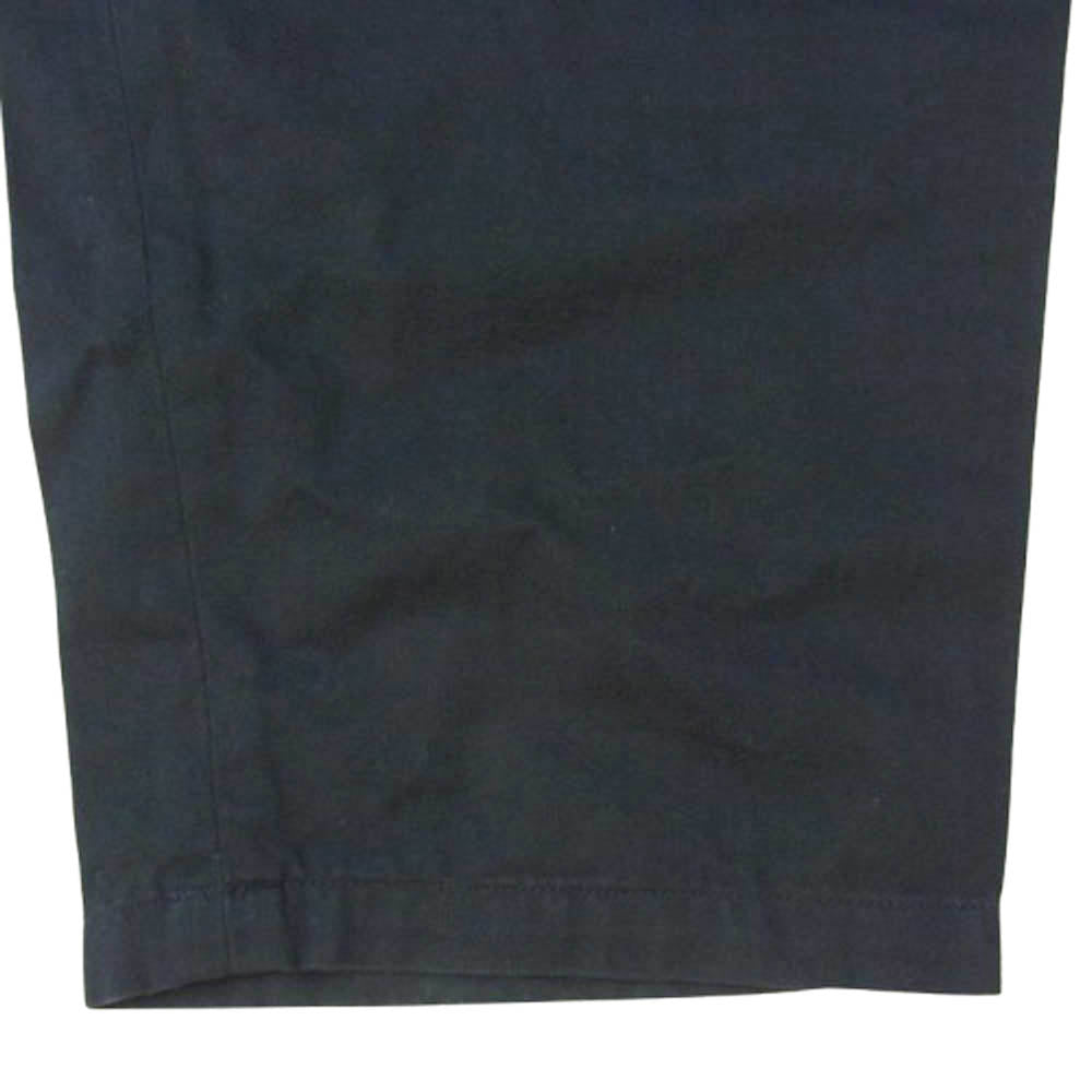 DESCENDANT ディセンダント DC-3 WIDE TWILL TROUSERS ワイド ツイル トラウザーズ パンツ ネイビー系 3【中古】