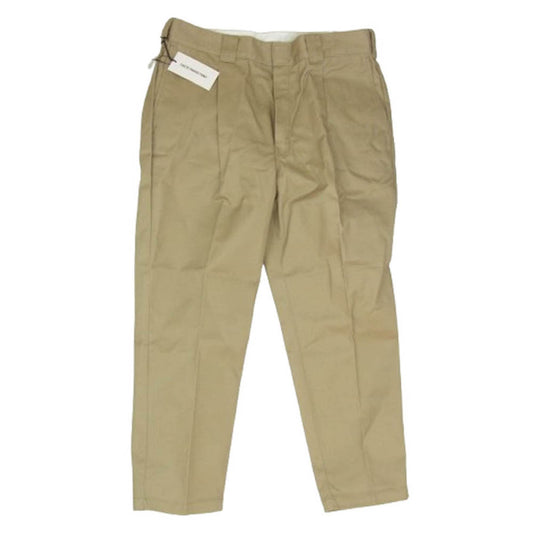 COOTIE クーティー 21SS CTE-21S105D Dickies ディッキーズ TC 1 Tuck Trousers 1タック トラウザー パンツ ブラウン系 L【新古品】【未使用】【中古】