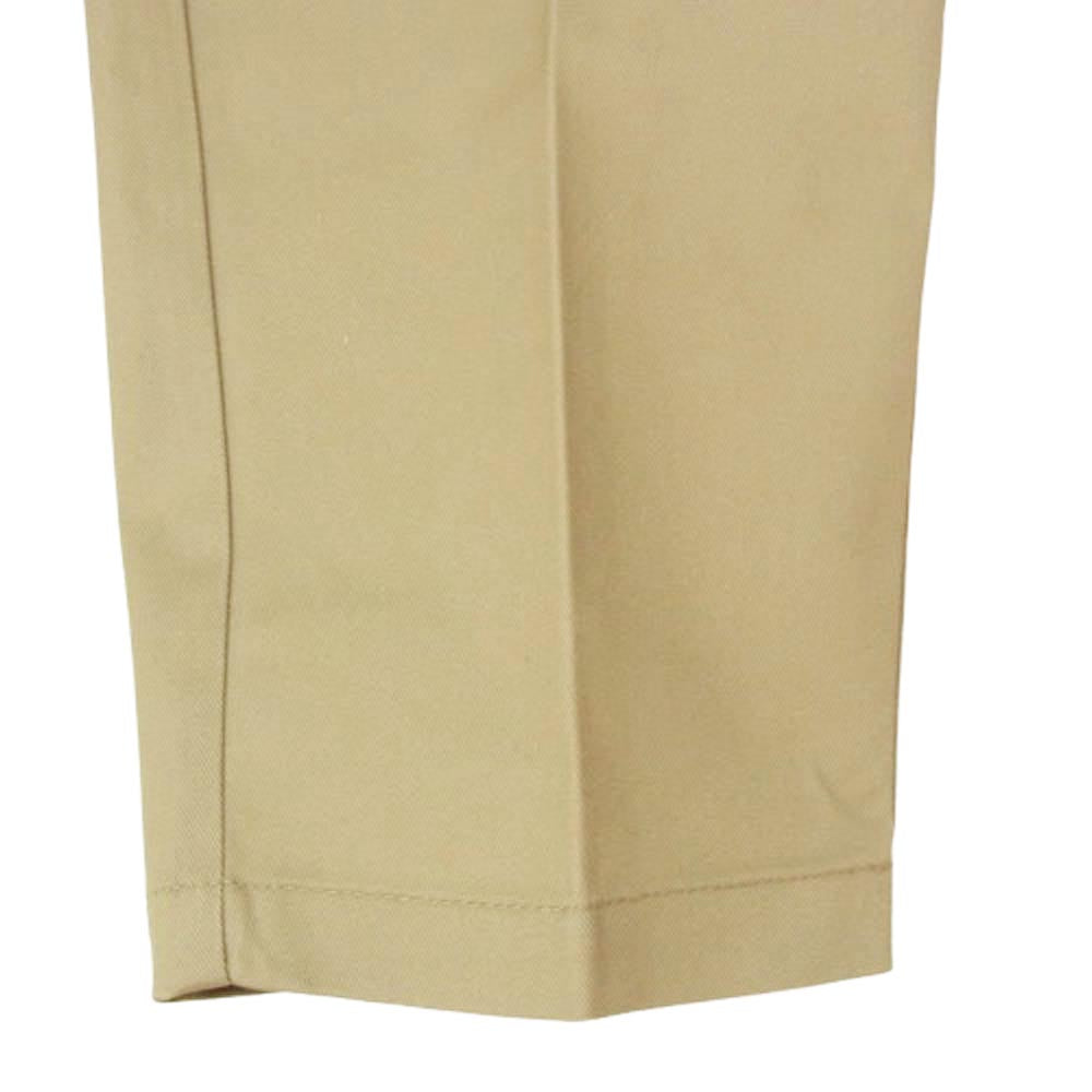 COOTIE クーティー 21SS CTE-21S105D Dickies ディッキーズ TC 1 Tuck Trousers 1タック トラウザー パンツ ブラウン系 L【新古品】【未使用】【中古】