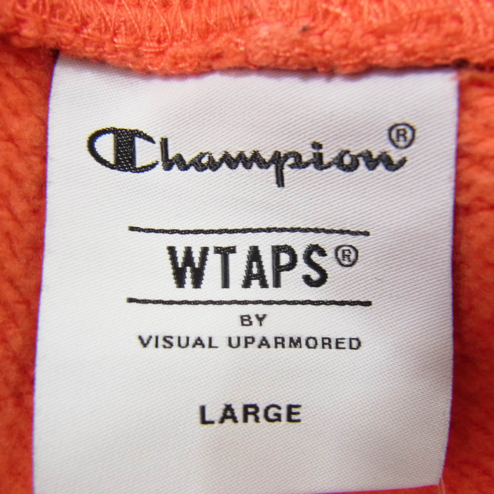 WTAPS ダブルタップス C8-Z210 Champion チャンピオン スウェット パンツ オレンジ レッド系 L【中古】
