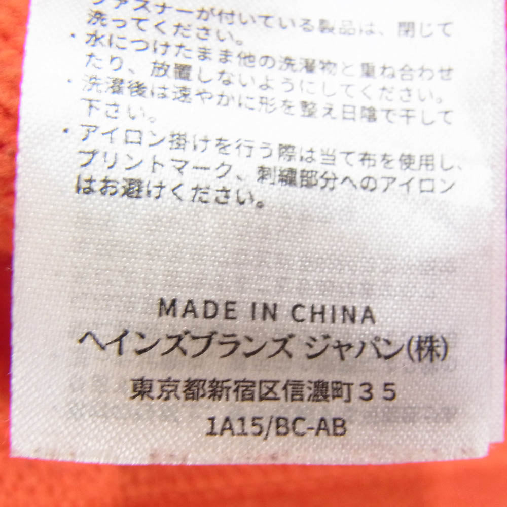 WTAPS ダブルタップス C8-Z210 Champion チャンピオン スウェット パンツ オレンジ レッド系 L【中古】