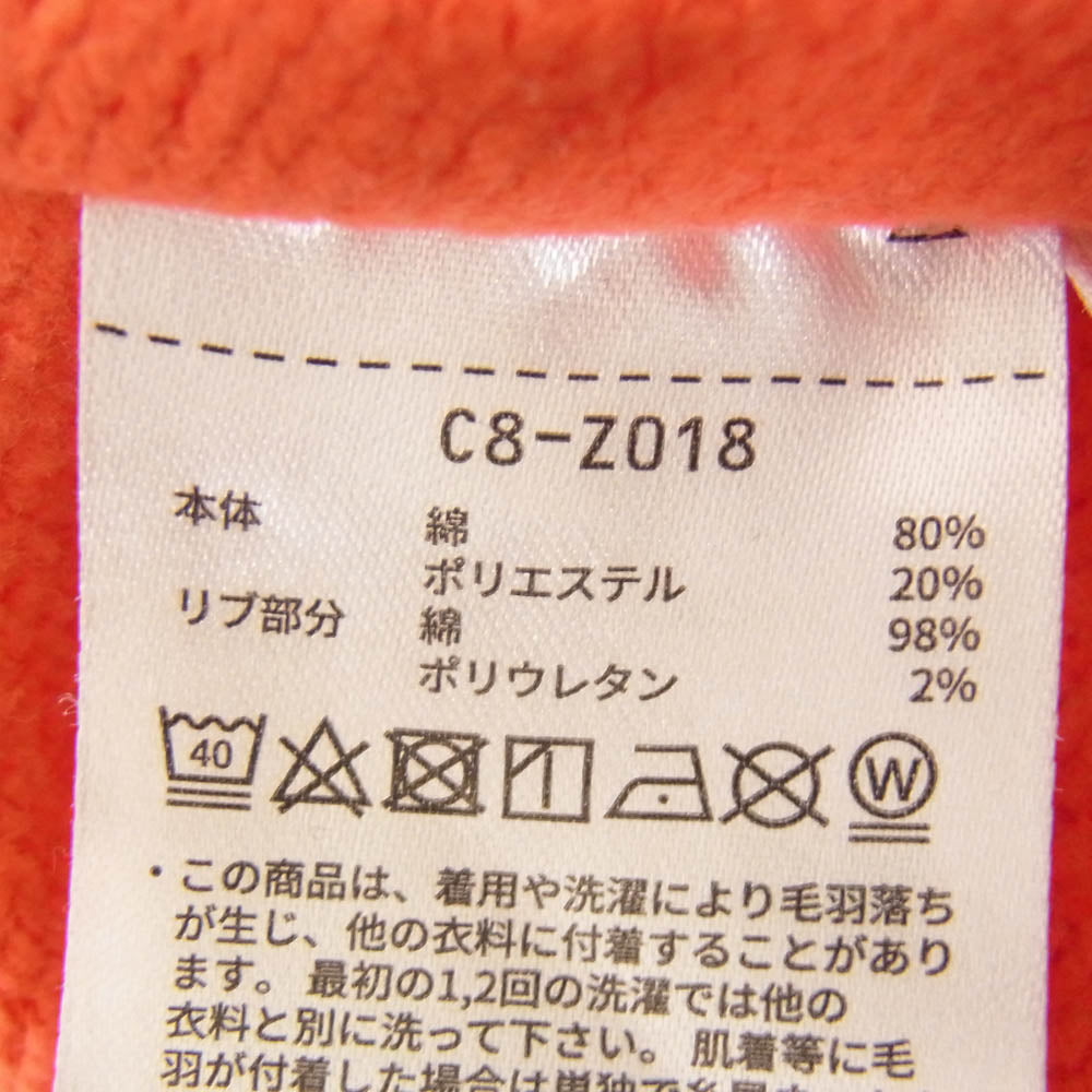 WTAPS ダブルタップス C8-Z018 Champion チャンピオン クルーネック スウェット シャツ オレンジ レッド系 XL【中古】