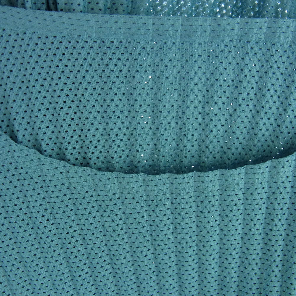 HOMME PLISSE ISSEY MIYAKE オム プリッセ イッセイミヤケ HP31JK136 メッシュ プリーツ  カットソー ブルー系【中古】