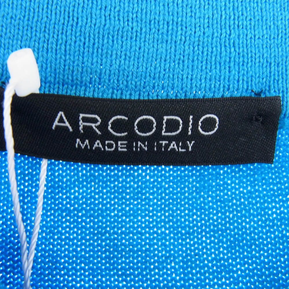 アルコディオ S-KNT 70201 半袖 ポロシャツ ターコイズ ターコイズブルー系 S【新古品】【未使用】【中古】