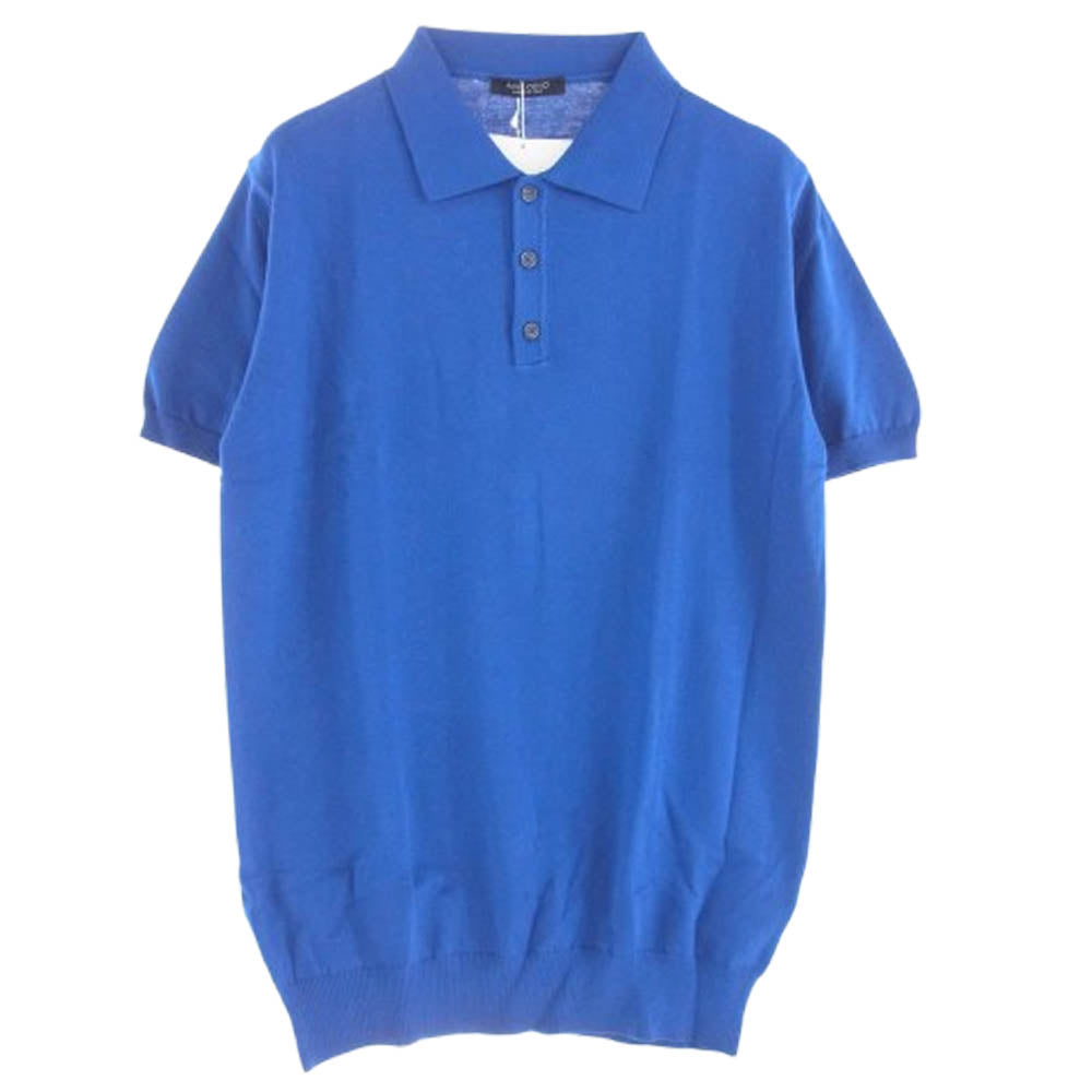 アルコディオ S-KNT 70201 半袖 ポロシャツ ブルー ブルー系 S【新古品】【未使用】【中古】