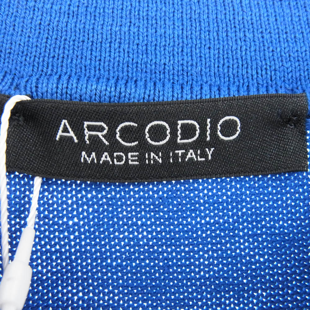アルコディオ S-KNT 70201 半袖 ポロシャツ ブルー ブルー系 S【新古品】【未使用】【中古】