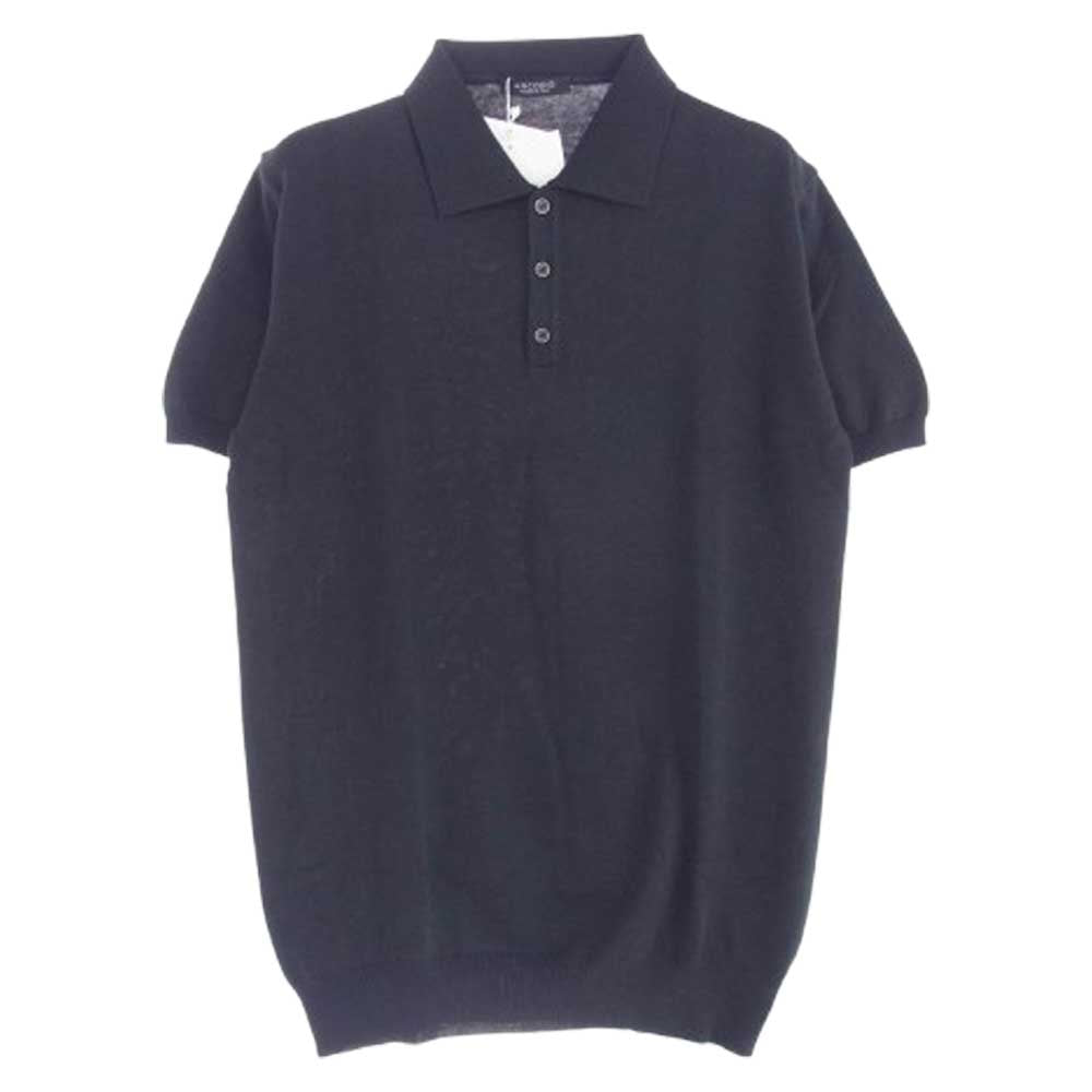 アルコディオ S-KNT 70201 半袖 ポロシャツ ブラック ブラック系 S【新古品】【未使用】【中古】