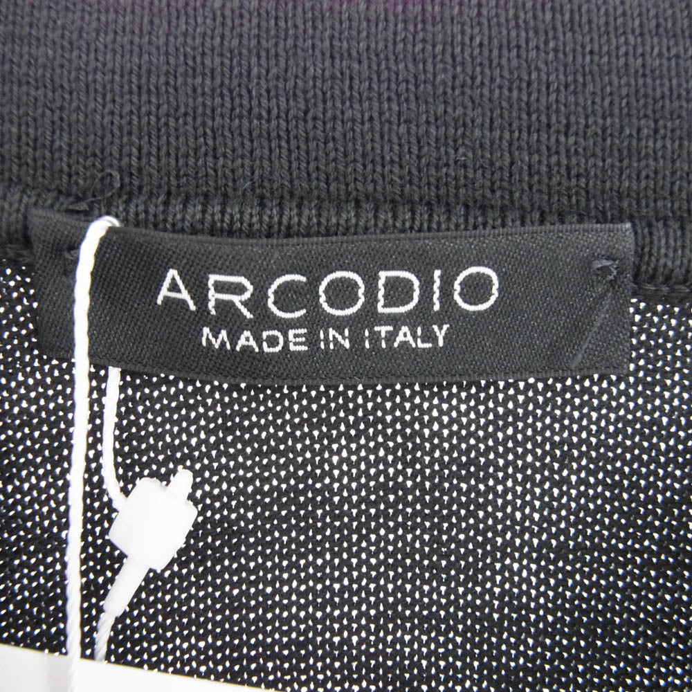 アルコディオ S-KNT 70201 半袖 ポロシャツ ブラック ブラック系 S【新古品】【未使用】【中古】