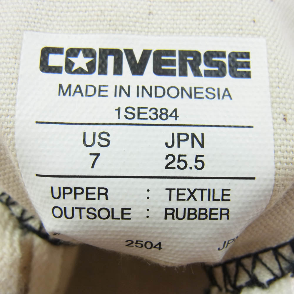 CONVERSE コンバース 1SE384 ALL STAR LGCY OX オールスター レガシー ローカット スニーカー ブラック系 25.5cm【美品】【中古】