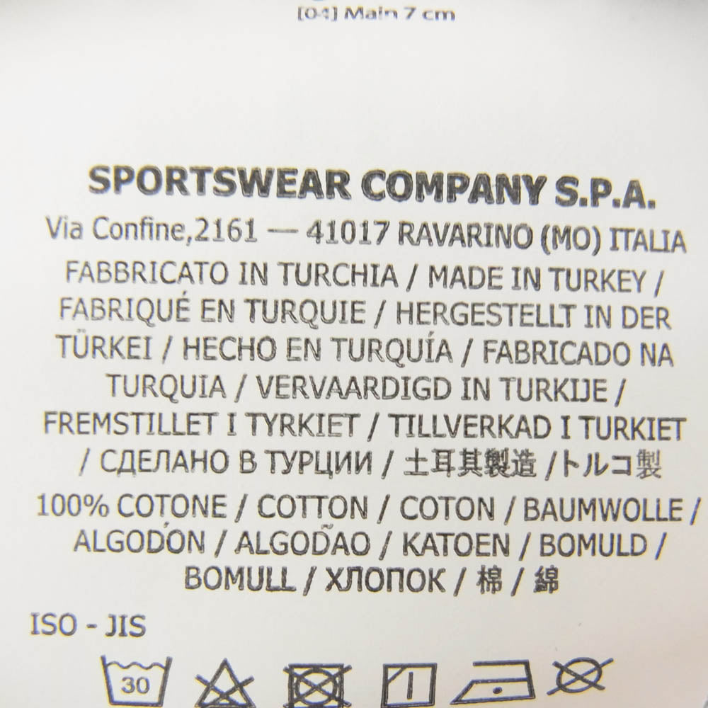 STONE ISLAND ストーンアイランド Compass Patch ロゴ パッチ ショートスリーブ Tシャツ ブラック系 L【中古】