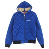 Supreme シュプリーム 15AW × INDEPENDENT インディペンデント Quilted Nylon Jacket 裏地サーマル キルテッド キルティング ナイロン ジャケット ブルー系 S【中古】