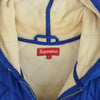 Supreme シュプリーム 15AW × INDEPENDENT インディペンデント Quilted Nylon Jacket 裏地サーマル キルテッド キルティング ナイロン ジャケット ブルー系 S【中古】