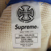 Supreme シュプリーム 15AW × INDEPENDENT インディペンデント Quilted Nylon Jacket 裏地サーマル キルテッド キルティング ナイロン ジャケット ブルー系 S【中古】