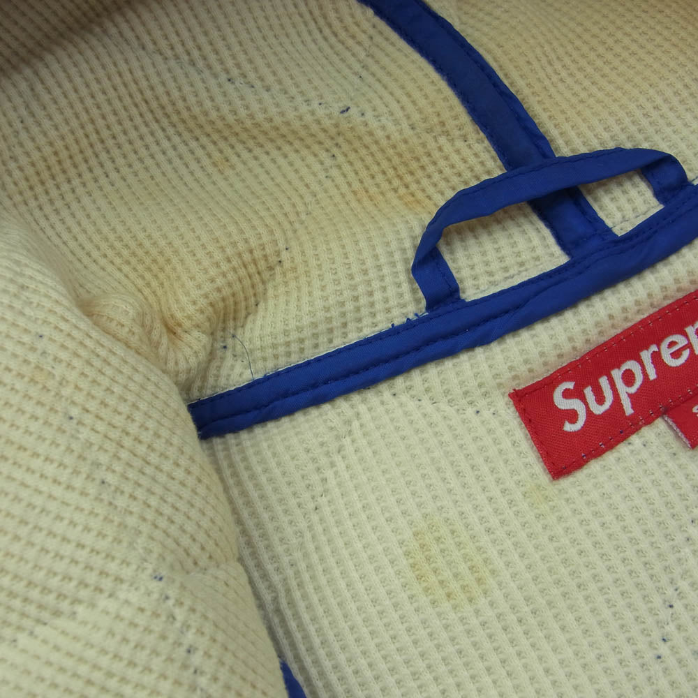 Supreme シュプリーム 15AW × INDEPENDENT インディペンデント Quilted Nylon Jacket 裏地サーマル キルテッド キルティング ナイロン ジャケット ブルー系 S【中古】