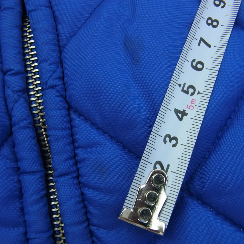 Supreme シュプリーム 15AW × INDEPENDENT インディペンデント Quilted Nylon Jacket 裏地サーマル キルテッド キルティング ナイロン ジャケット ブルー系 S【中古】