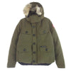 CANADA GOOSE カナダグース 2301JM サザビーリーグタグ RUSSELL PARKA ファーフード付き ラッセル パーカ ダウン ジャケット カーキ系 M【中古】