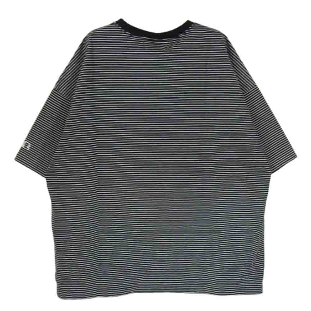 ティー TTT-CT07 Border Tee ボーダー 半袖 Tシャツ ブラック系 M【美品】【中古】