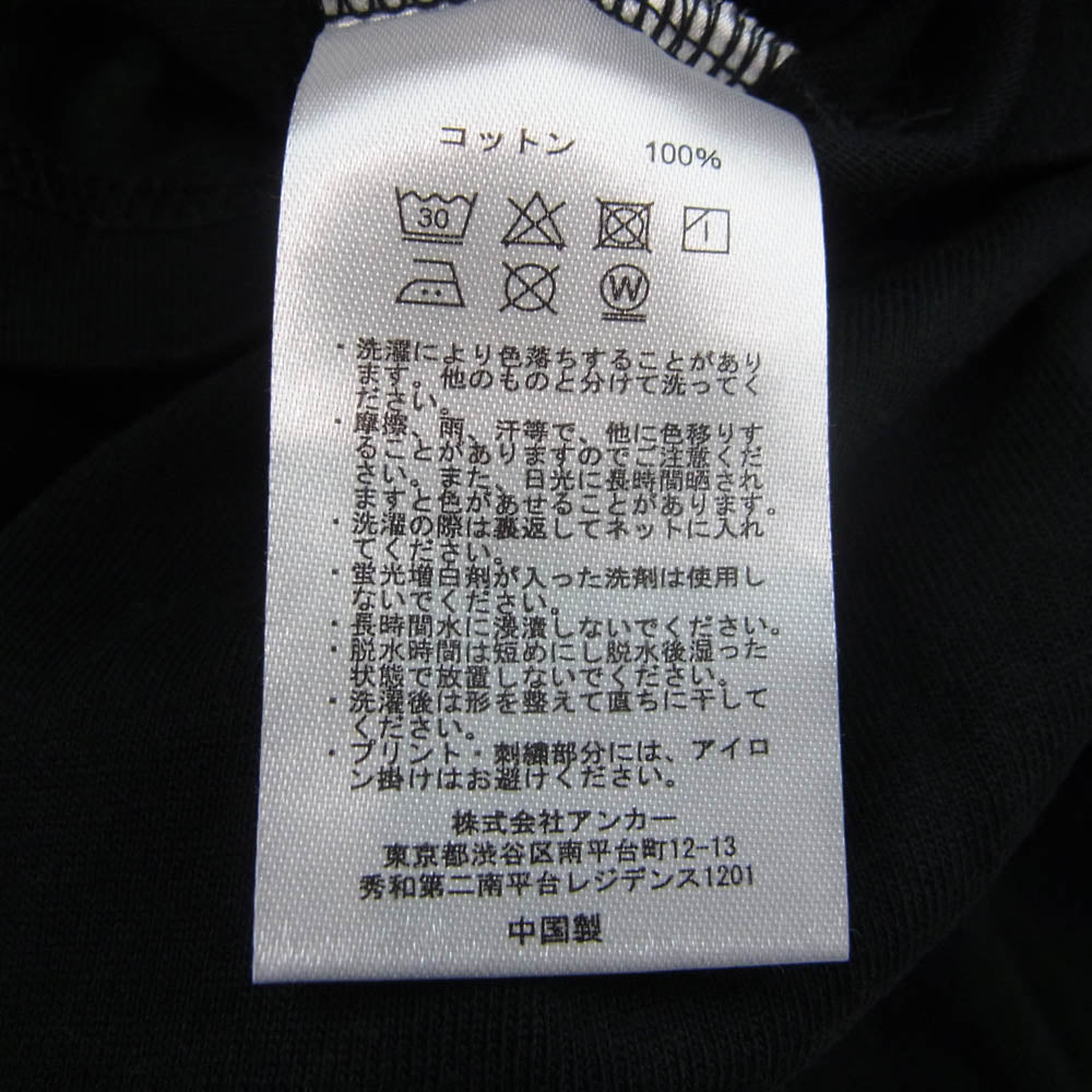 メルセデスアンカーインク ANC24TE06 POCKET TEE ポケット ロゴ 半袖 Tシャツ ブラック系 L【中古】