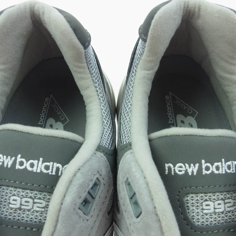NEW BALANCE ニューバランス U992GY 992 Gray 2025 スエード メッシュ