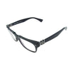 CHROME HEARTS クロムハーツ（原本無） GITTIN ANY?-A BSフレアテンプル メガネ 眼鏡 アイウェアケース付き ブラック系 52□19-145【中古】