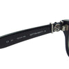 CHROME HEARTS クロムハーツ（原本無） GITTIN ANY?-A BSフレアテンプル メガネ 眼鏡 アイウェアケース付き ブラック系 52□19-145【中古】