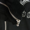 CHROME HEARTS クロムハーツ（原本無） TRACK HDZF FBRC ダガー クロスボール 袖ジップ トラック ジャケット フーディ ブラック系 S【中古】