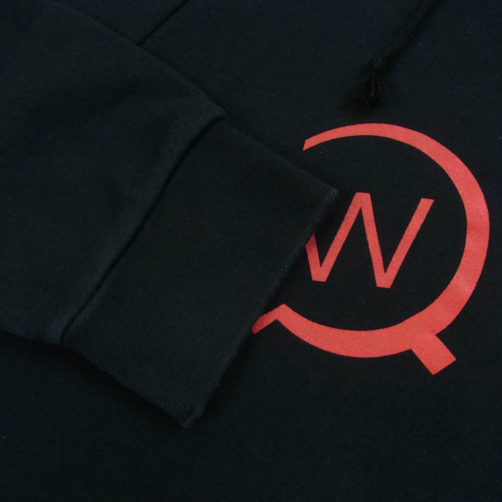 WTAPS ダブルタップス 17AW AXE PULLOVER PARKA ロゴプリント プルオーバー パーカー コットン 日本製 ブラック系 M【中古】