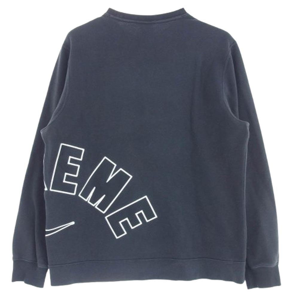 Supreme シュプリーム 22SS ×Nike ナイキ Arc Crewneck Black クルーネック スウェット ブラック系 M【中古】