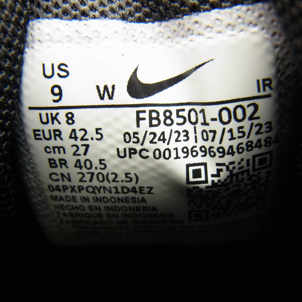 NIKE ナイキ FB8501-002 REVOLUTION 7 WIDE レボリューション 7 ワイド ランニング スニーカー ブラック系 27cm【中古】