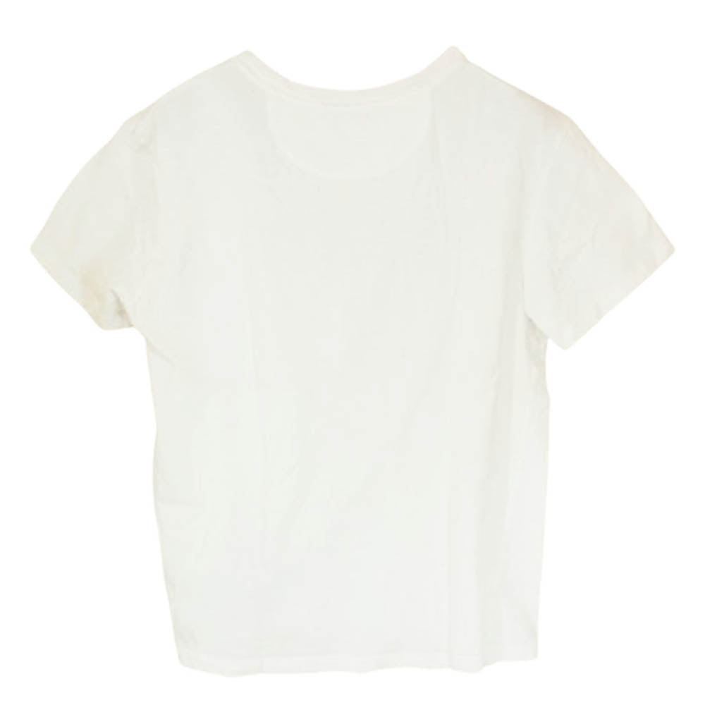 VALENTINO ヴァレンティノ 0000045669 01 ロゴプリント 半袖 Tシャツ ホワイト系 XS【中古】