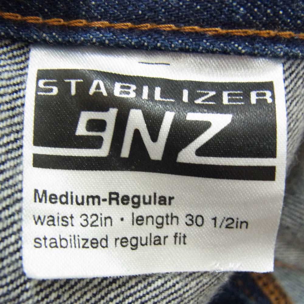 スタビライザージーンズ O-02 BOOTCUT ブーツカット デニムパンツ インディゴ インディゴブルー系 32【中古】