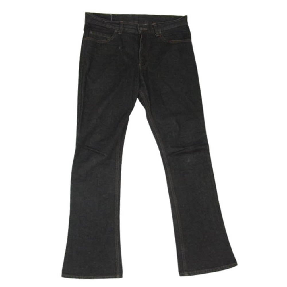 スタビライザージーンズ O-04 FLARE フレア パンツ ブラックデニム ブラック系 32【中古】