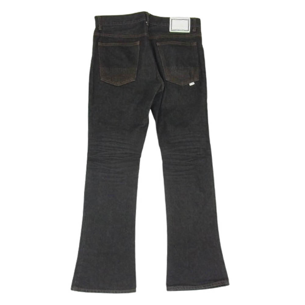 スタビライザージーンズ O-04 FLARE フレア パンツ ブラックデニム ブラック系 32【中古】