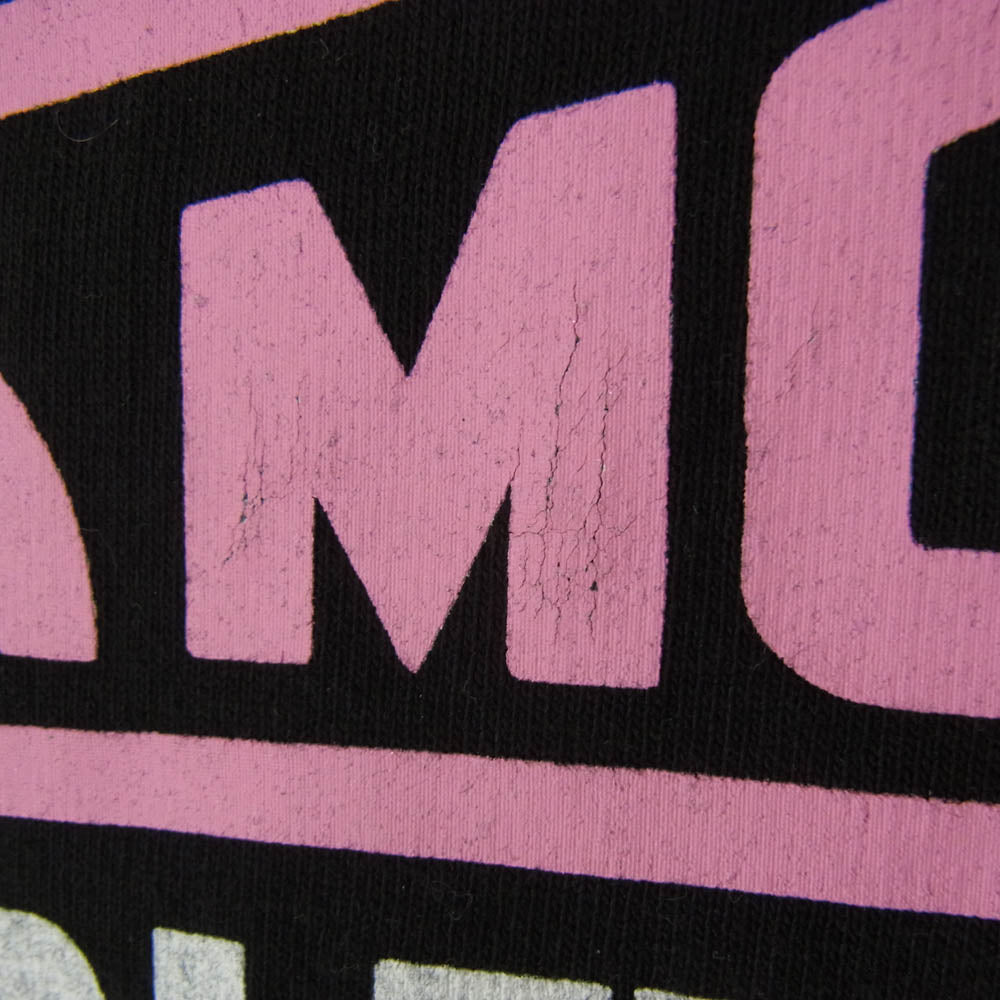 HARLEY DAVIDSON ハーレーダビッドソン フロント ロゴ プリント 半袖 Tシャツ ブラック系 XL【中古】