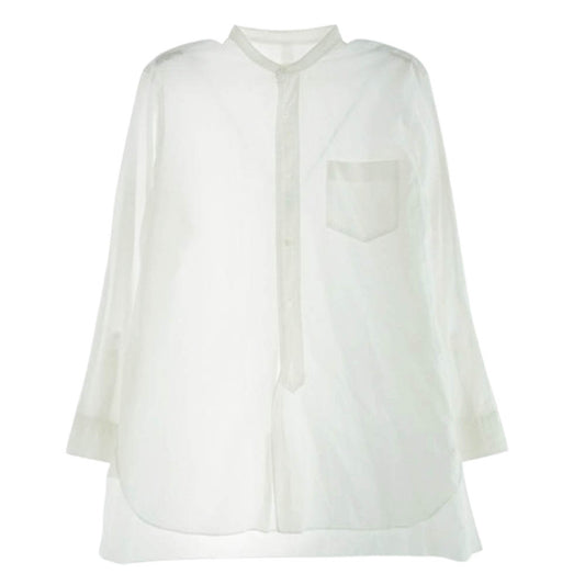COMOLI コモリ 21AW U03-02002 バンドカラー 長袖 シャツ ホワイト系【中古】