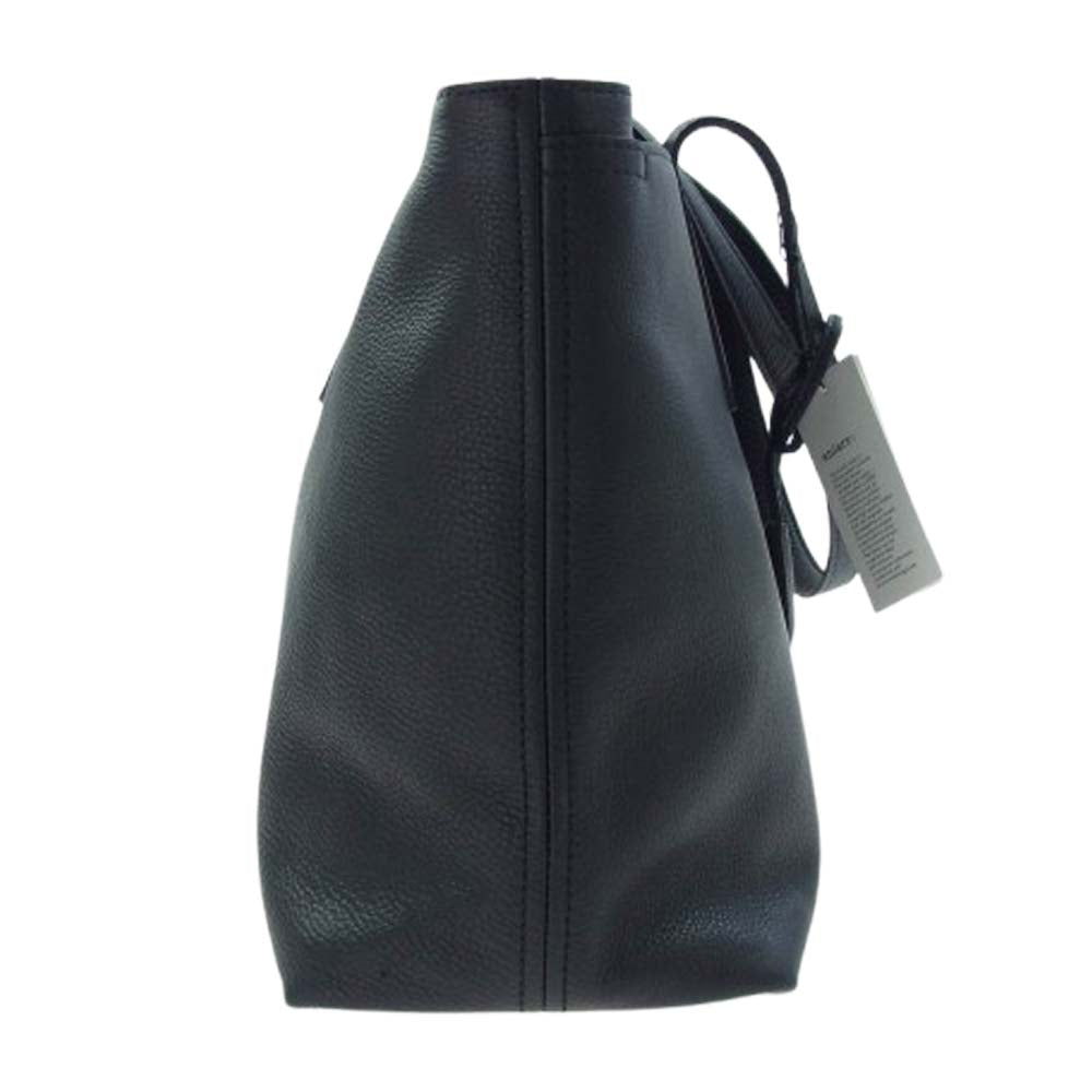 aniary アニアリ 07-02011 Shrink Leather シュリンクレザー トートバッグ ブラック系【新古品】【未使用】【中古】